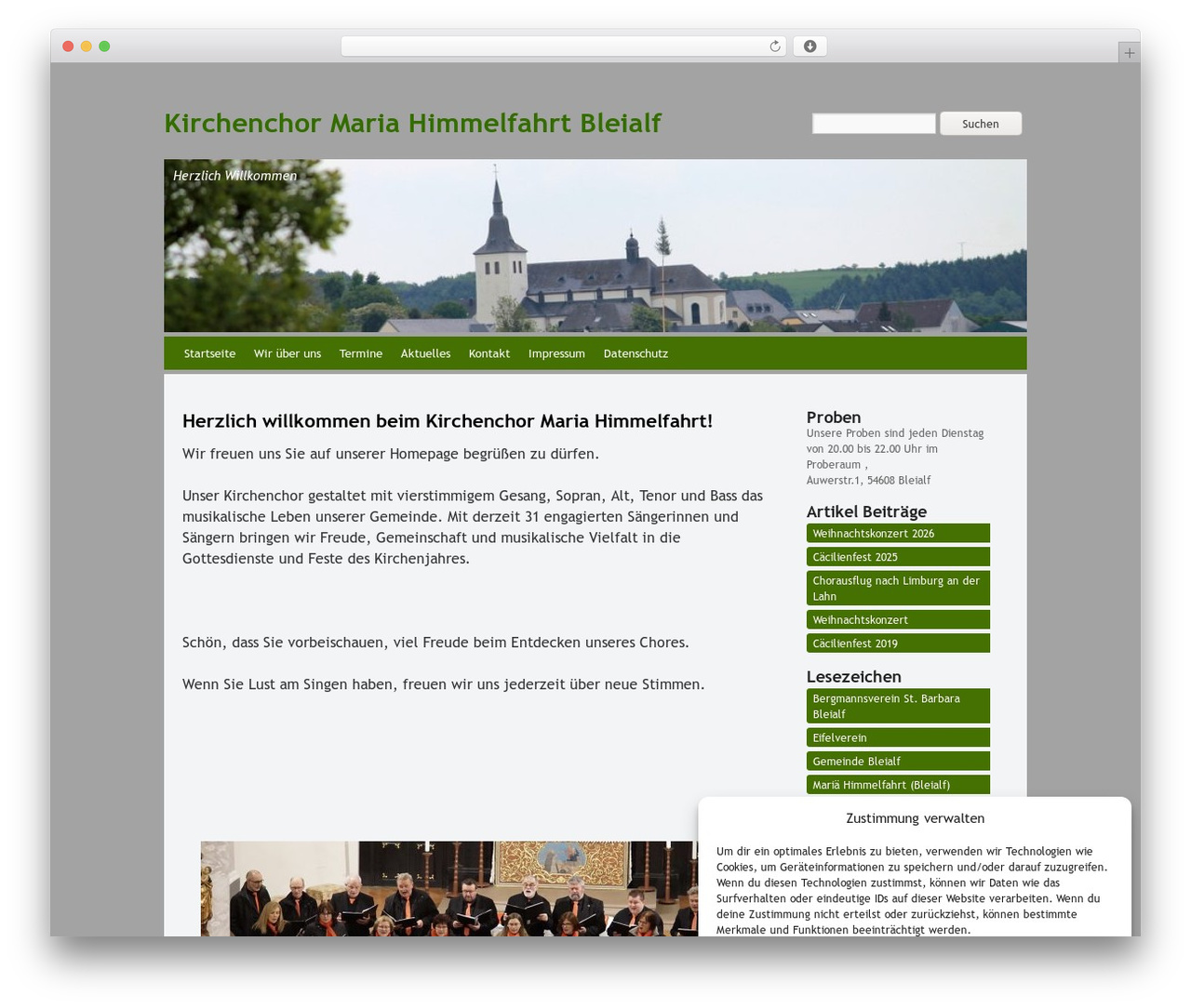 Theme WordPress Whispy - kirchenchor-bleialf.de Theme WordPress Whispy - kirchenchor-bleialf.de