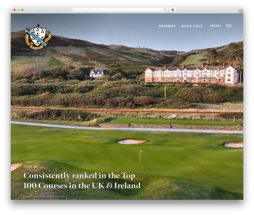WordPress theme Artworking - aberdoveygolf.co.uk
