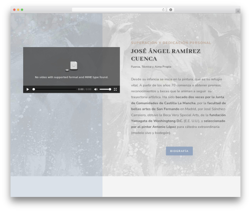 WordPress theme Divi - joseangelramirezcuenca.com