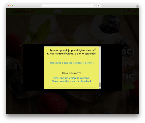 WordPress theme ergotree - kampol-fruit.pl