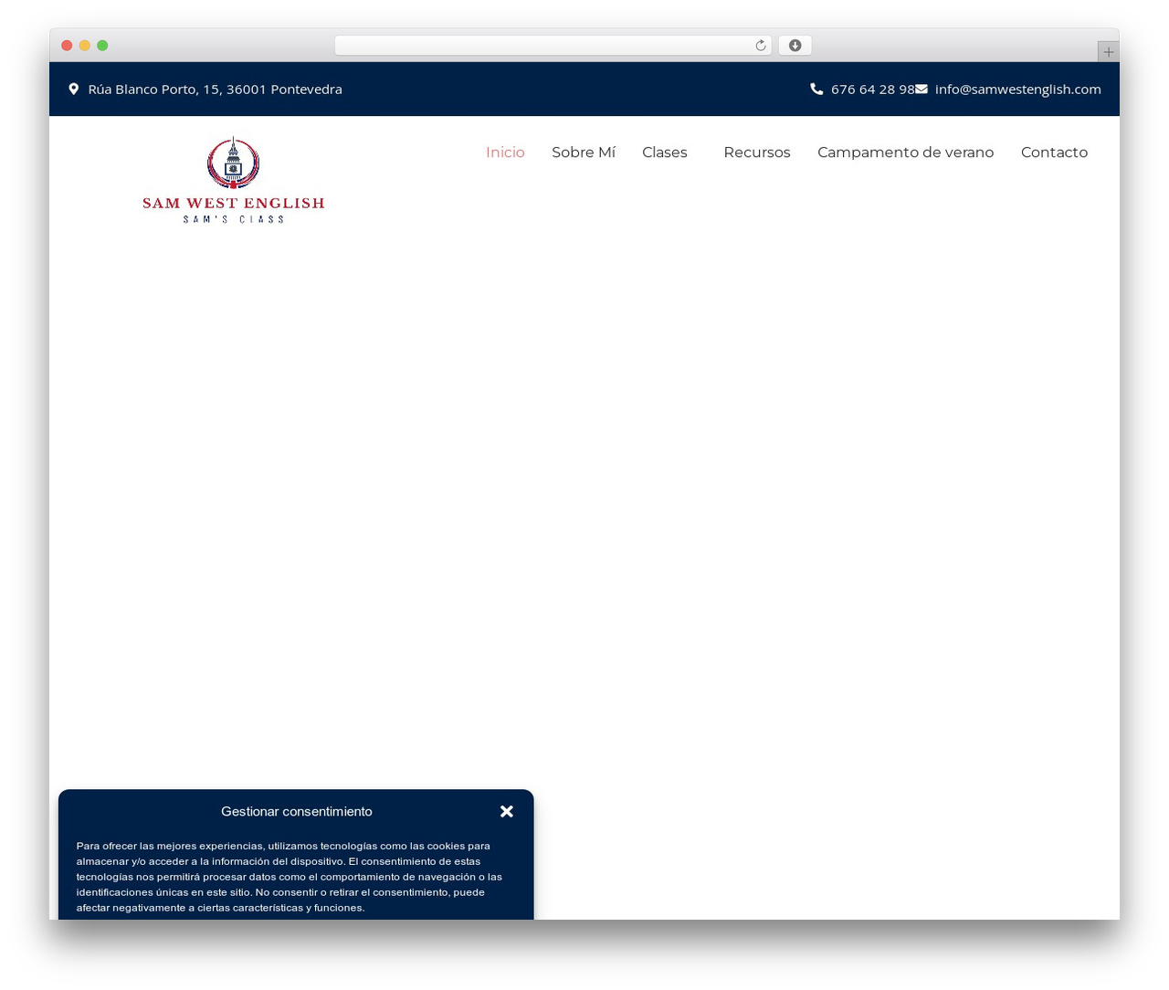 WordPress theme Sam West Theme - samwestenglish.com WordPress theme Sam West Theme - samwestenglish.com