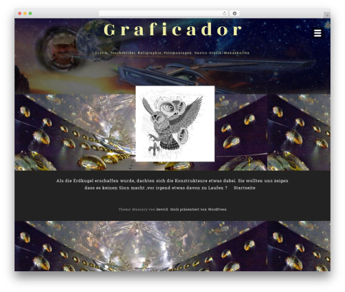 WordPress theme Masonry - graficador.ch