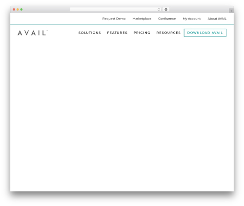 Avail Theme WordPress theme - getavail.com