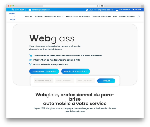 Wp page transition WordPress plugin - webglass.fr