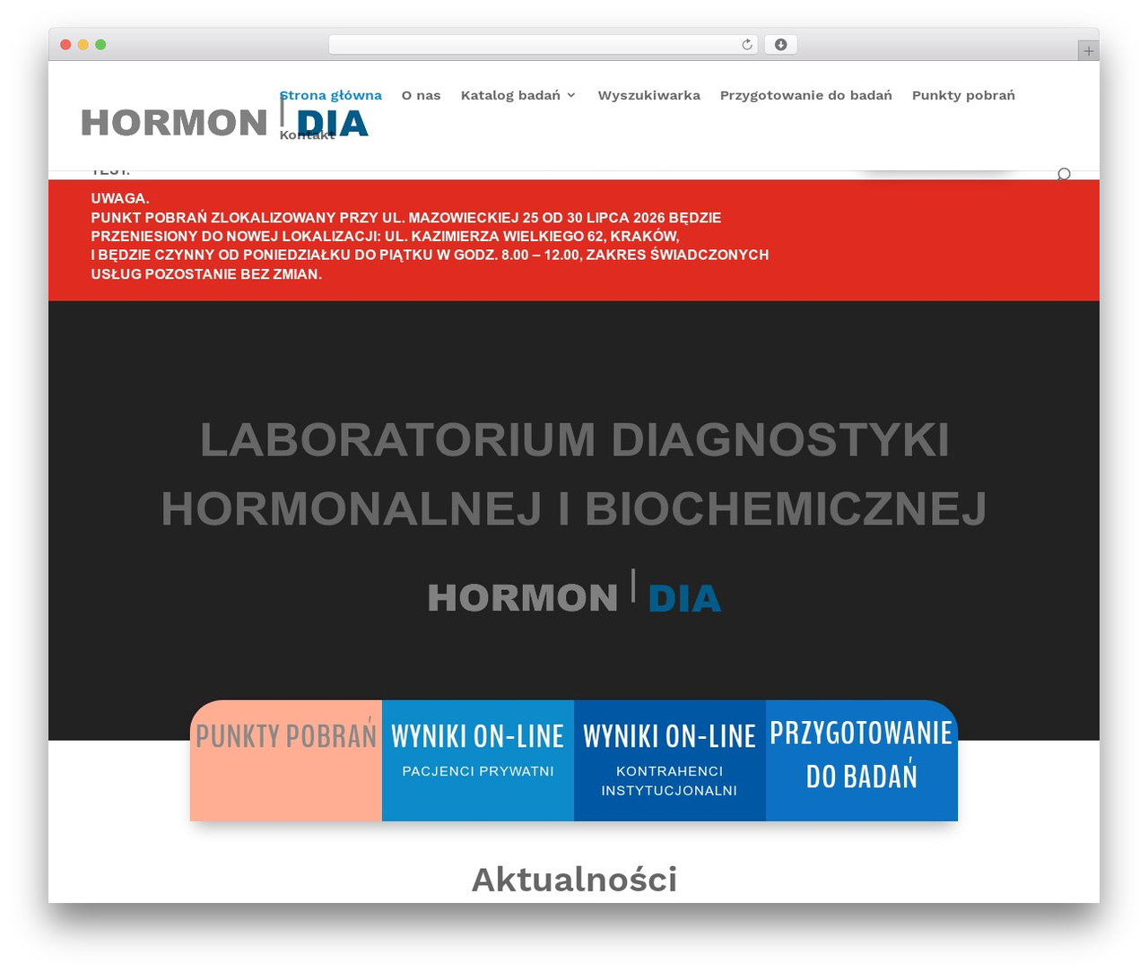 Divi WordPress theme - hormondia.pl