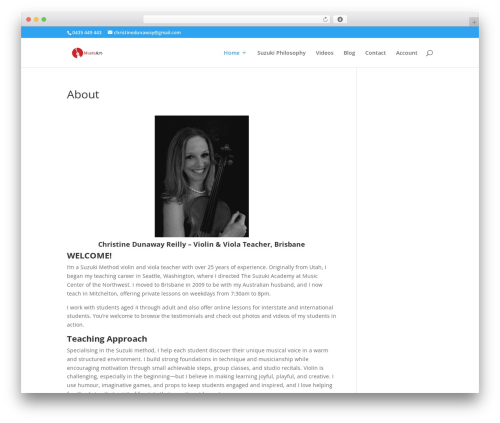 Divi WordPress theme - musicart.com.au