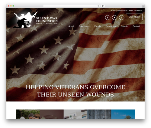 Epik WordPress theme - silentwarfoundation.org
