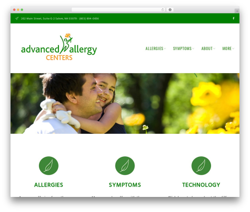sailfish WordPress theme - advancedallergytreatment.com