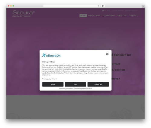 Silcura WordPress theme - silcura.com