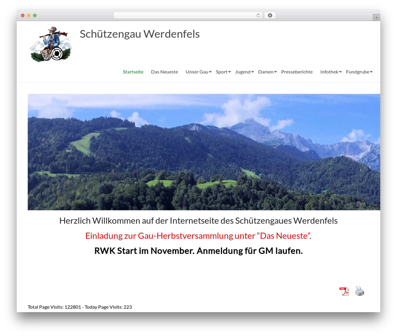 Spacious WordPress theme - gauwerdenfels.de