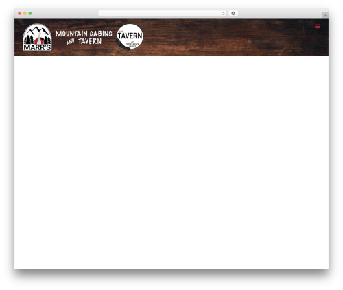 Theme WordPress Avada - marrsmountaincabins.com
