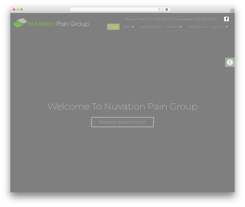 WordPress theme Parent Theme - nuvationpain.com