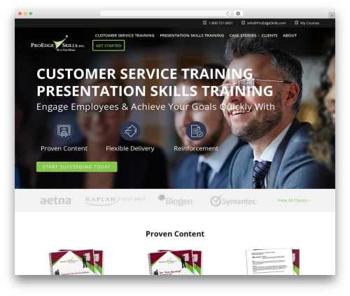 WordPress website theme Beaver Builder Theme - proedgeskills.com