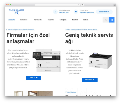 WP theme Waretech - yildizyazici.com