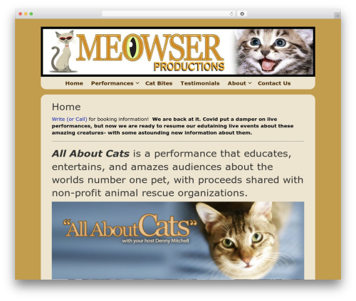WP theme Beaver Builder Theme - meowserproductions.com