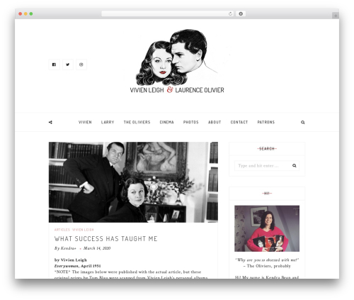 Writsy top WordPress theme - vivandlarry.com