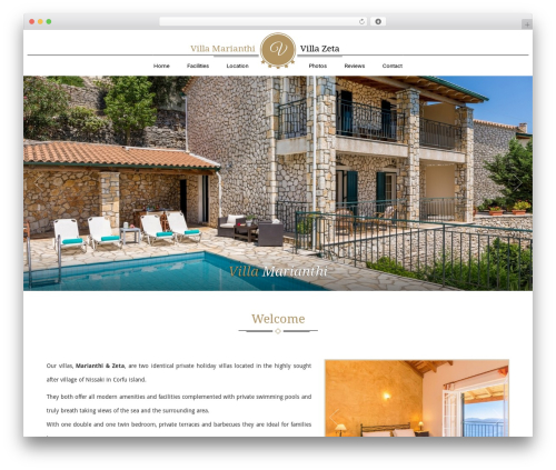 Yoona WordPress theme - villamarianthi.com