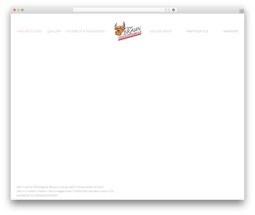 Float menu pro WordPress plugin - metzgerei-peter-braun.de