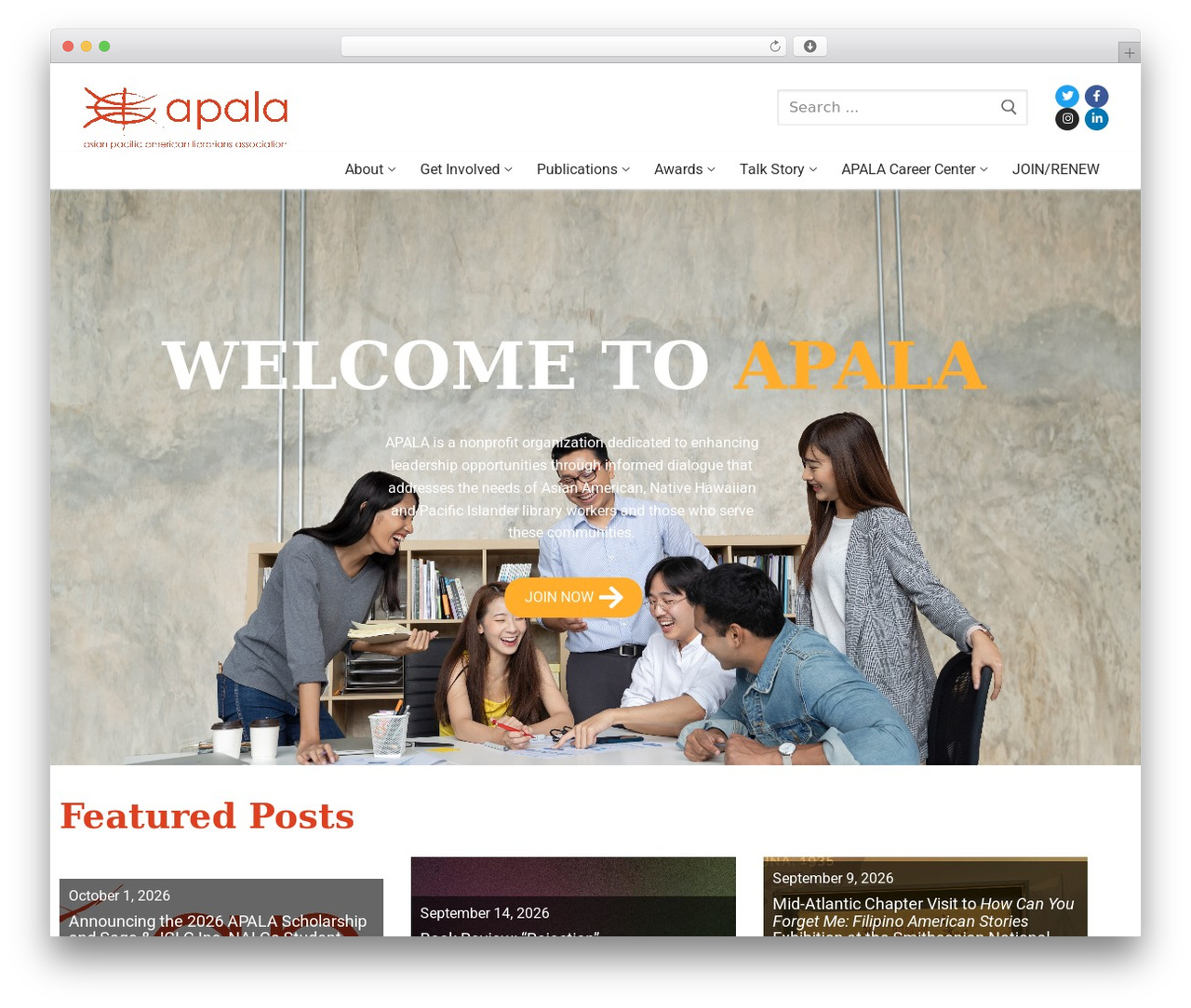 Customify WordPress theme - apalaweb.org