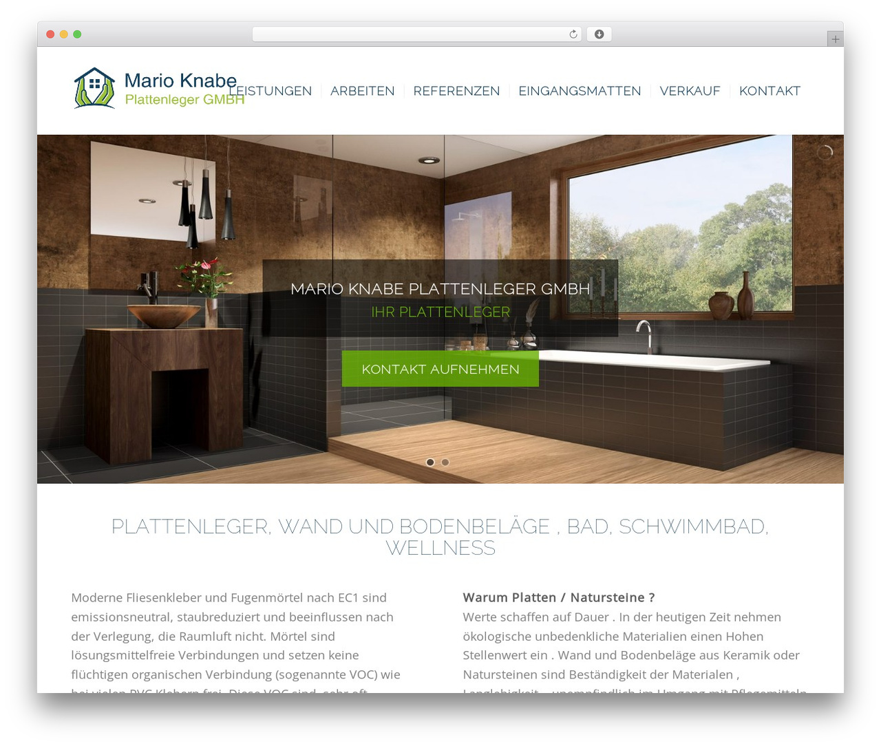 Enfold WordPress theme - plattenleger-mk.ch