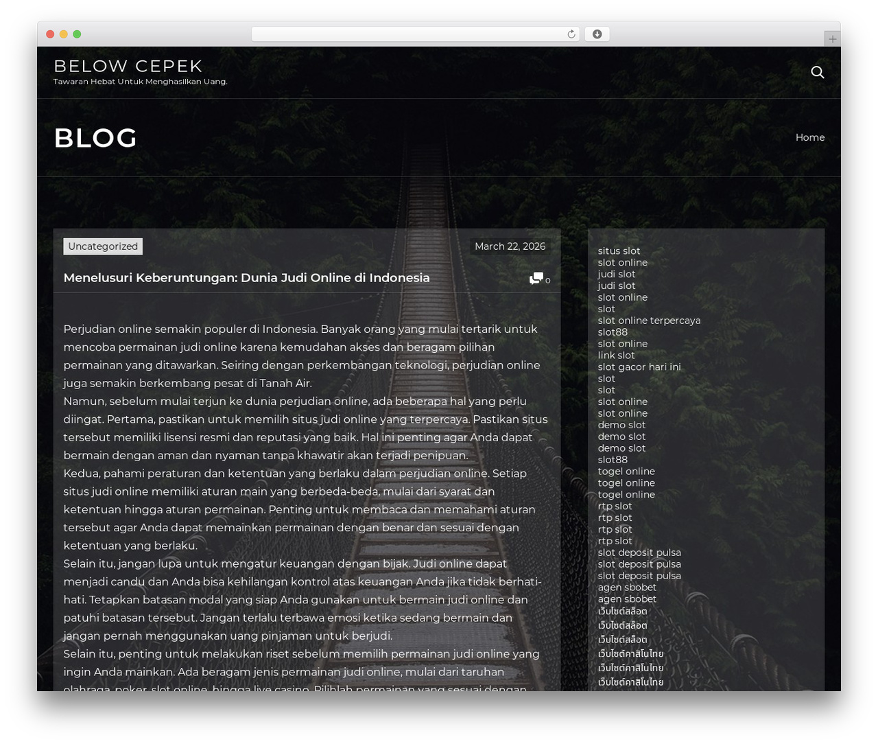 Ghost Lite WordPress theme - belowcepek.com Ghost Lite WordPress theme - belowcepek.com