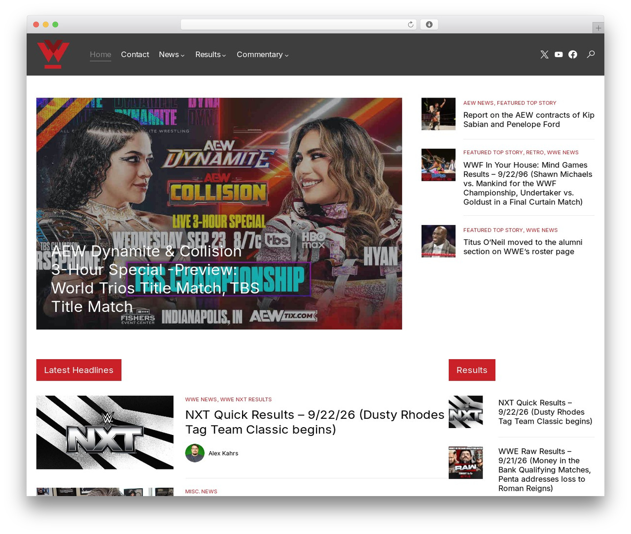 Networker WordPress theme - wrestleview.com Networker WordPress theme - wrestleview.com