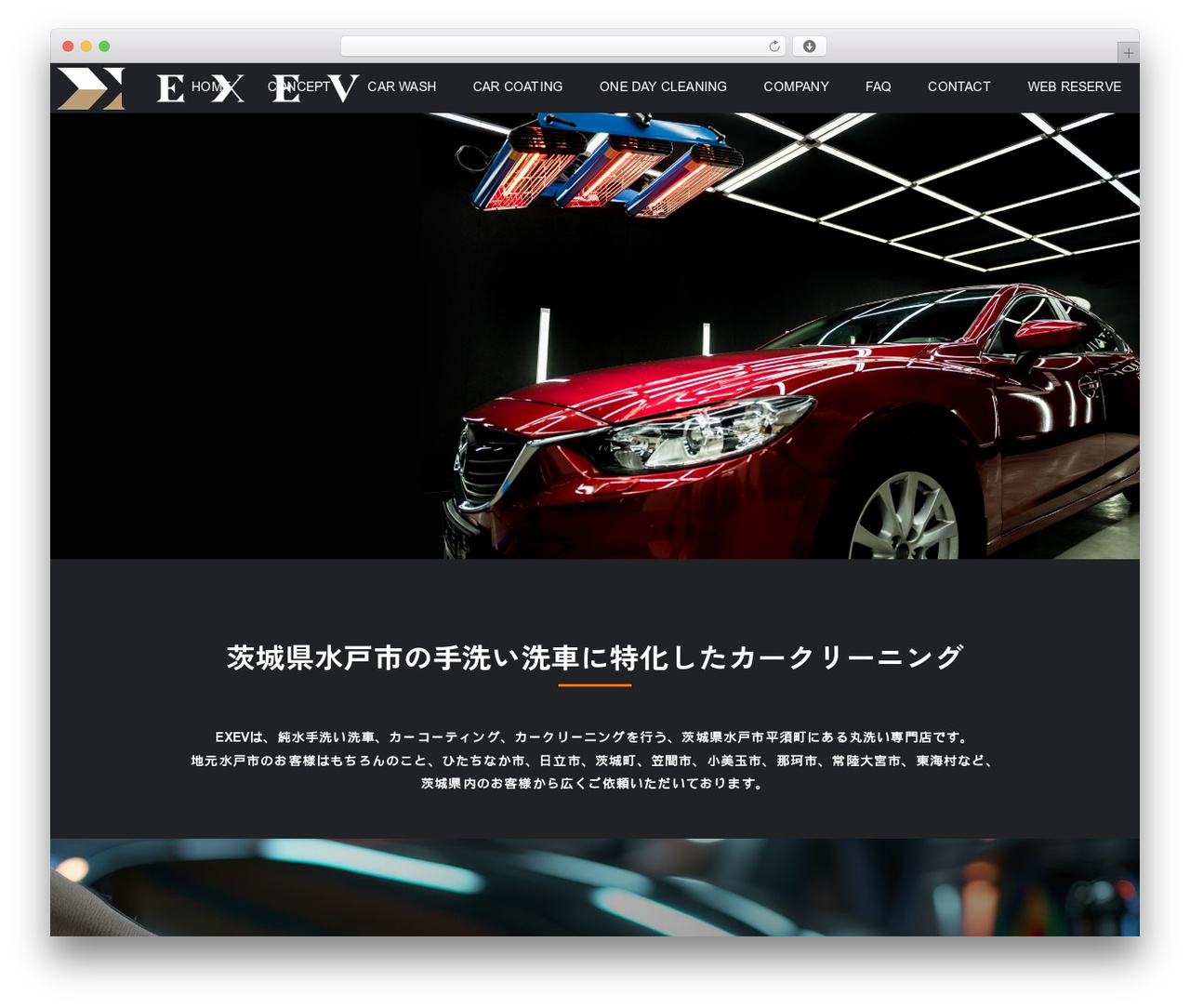 realize WordPress theme - www.exev.co.jp