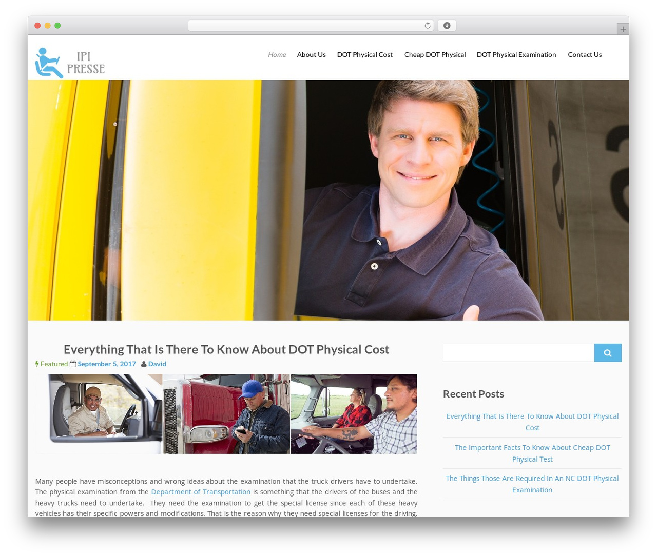 Theme WordPress Flat Responsive - ipi-presse.net Theme WordPress Flat Responsive - ipi-presse.net