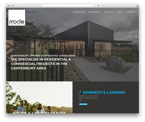 Theme WordPress Beaver Builder Theme - modeconstruction.co.nz