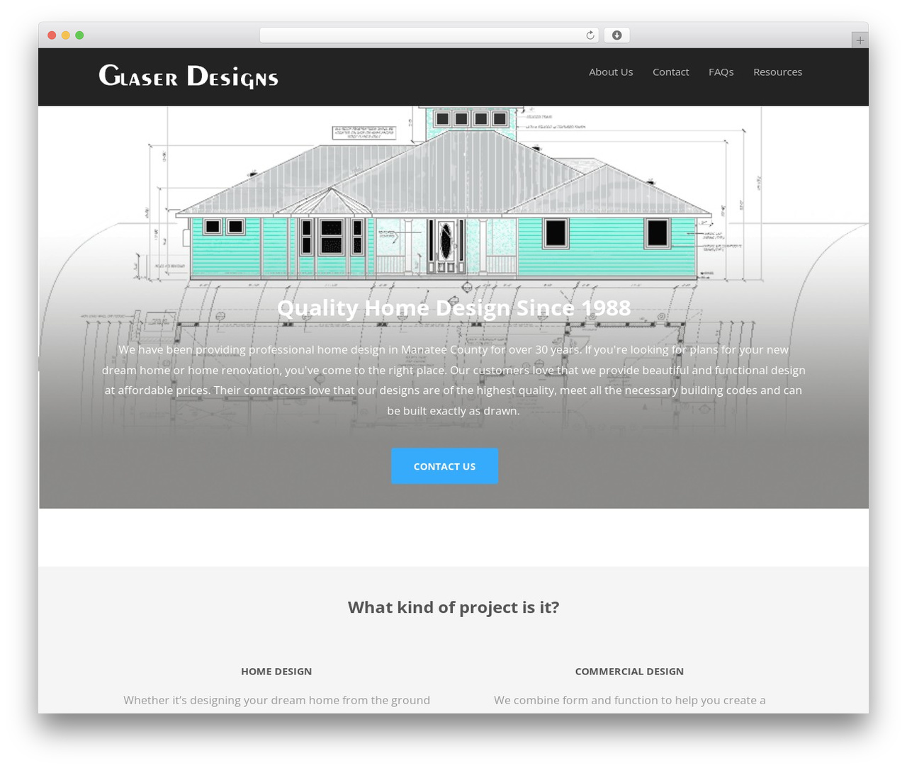 WordPress theme Optimizer PRO - glaserdesignsfl.com