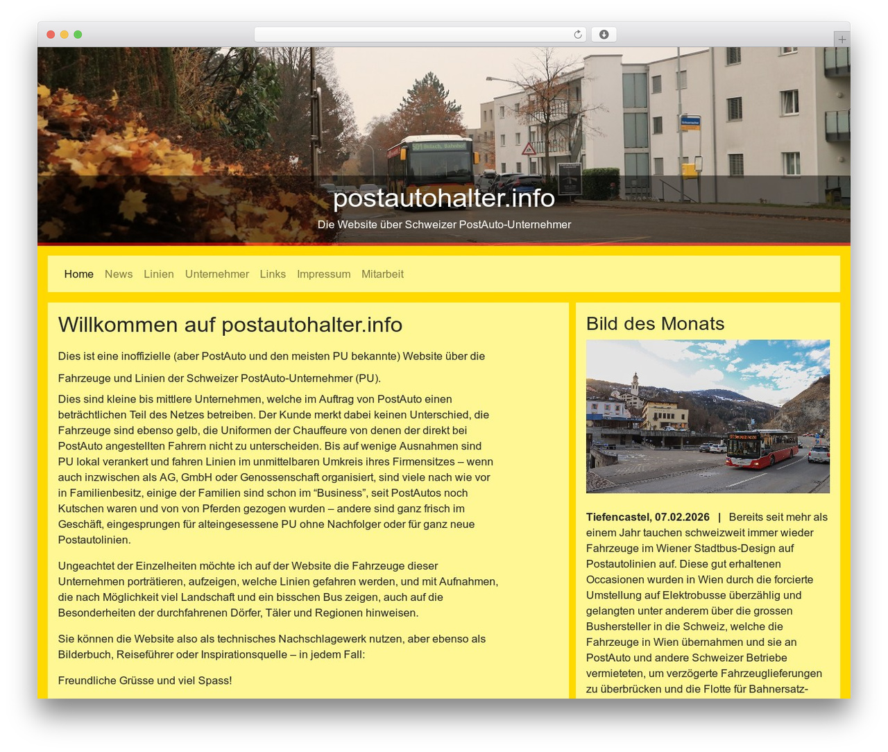 WordPress theme Postauto - postautohalter.info