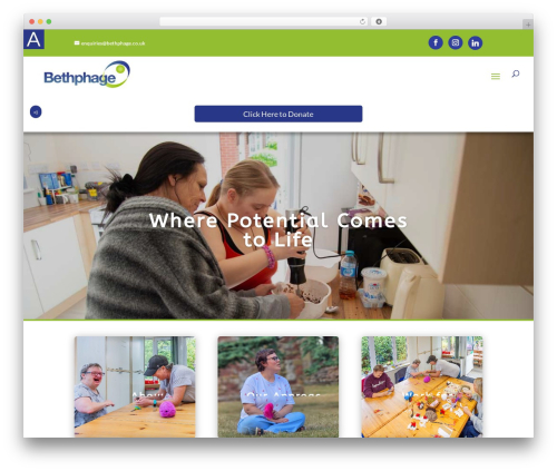WordPress theme Bespoke Theme - bethphage.co.uk