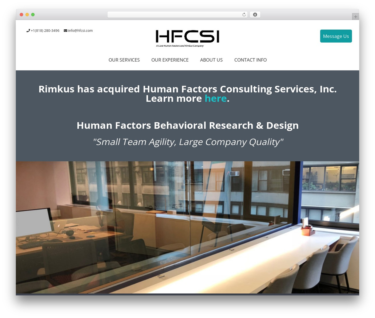 WordPress theme Caliris WP - hfcsi.com