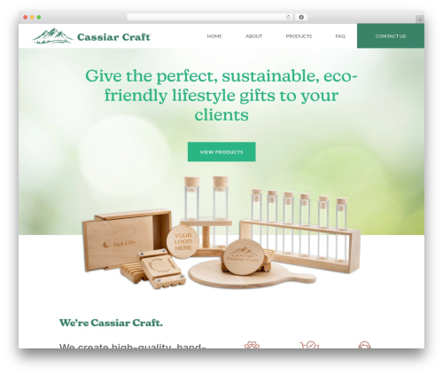 WordPress theme WMSH Theme - cassiarcraft.com