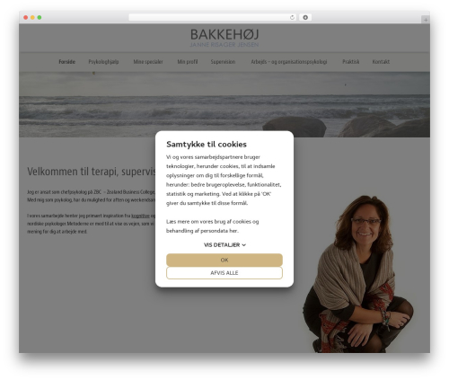 WordPress website template number-two - bakkehoj.dk