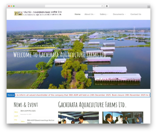 Agrikole WordPress theme - gaflbd.com