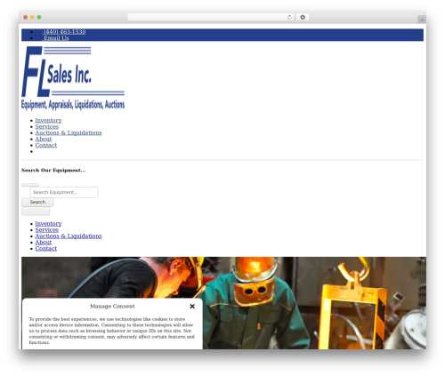Basic Hunch Free Template WordPress theme - flsales.com