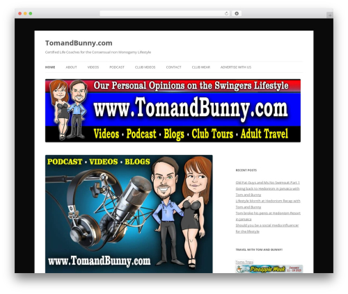 Best WordPress template Twenty Twelve - tomandbunny.com