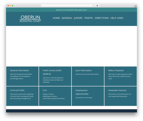 Creatika WP theme WordPress - oberlinmunicipalcourt.org