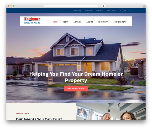 Fairbourn Pro WordPress theme - rogerfairbournrealestate.com