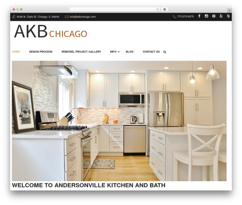 Interrio theme WordPress - akbchicago.com