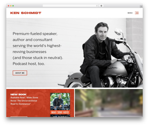 Ken Schmidt WP theme - kenspeaks.com