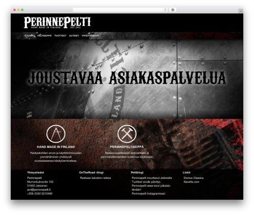 PageLines Framework WordPress theme - perinnepelti.fi