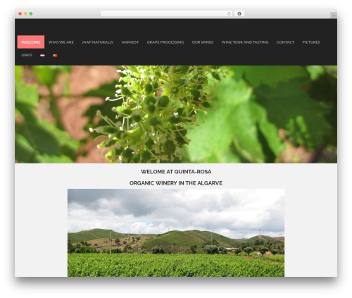 Theme WordPress Flat Bootstrap - quinta-rosa.nl