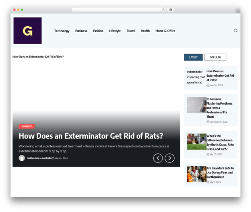 Theme WordPress Errin - goldengooseaustralia.com