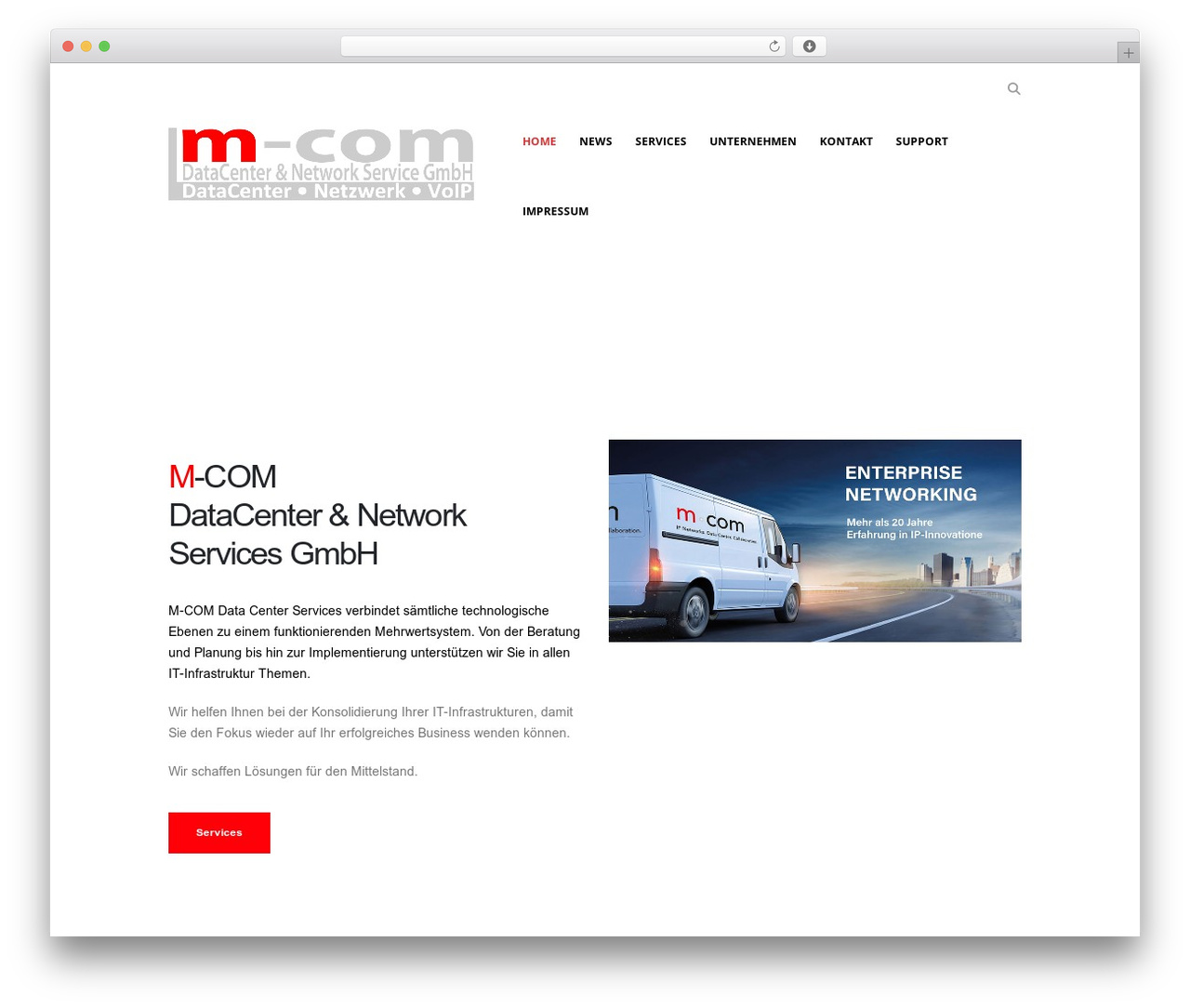 Theme WordPress MCOM - datacenter-networks.solutions