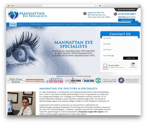 Theme WordPress OPT - eyedoctorophthalmologistnyc.com