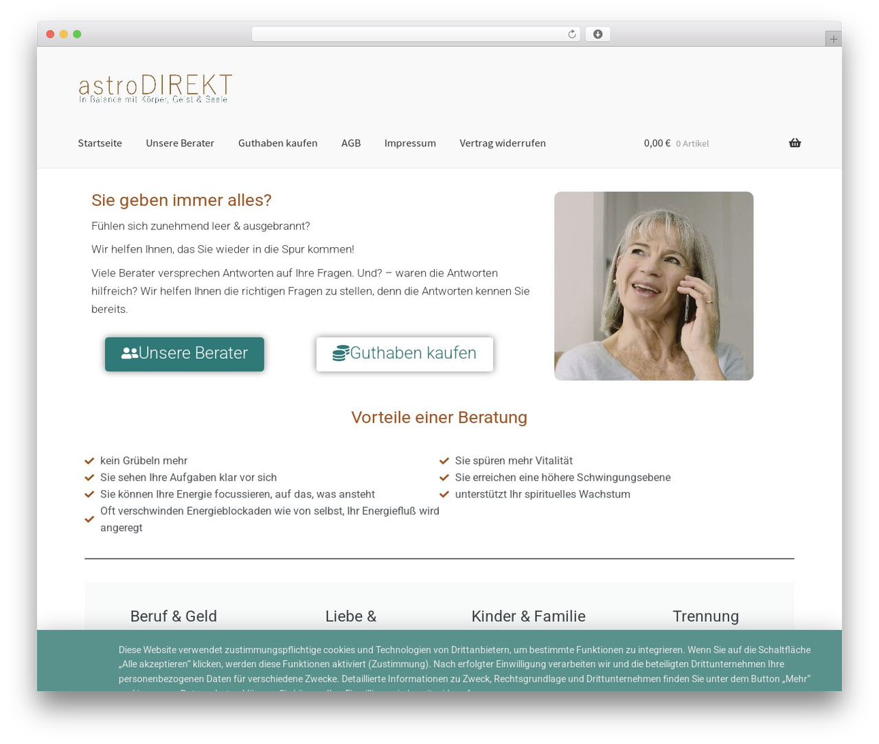 Theme WordPress Storefront - astro-direkt.net