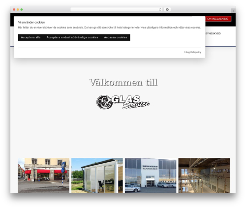 Mias cookie consent WordPress plugin - glasservice.se