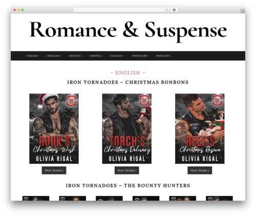 Novelist (novelist) free WordPress plugin - oliviarigal.com